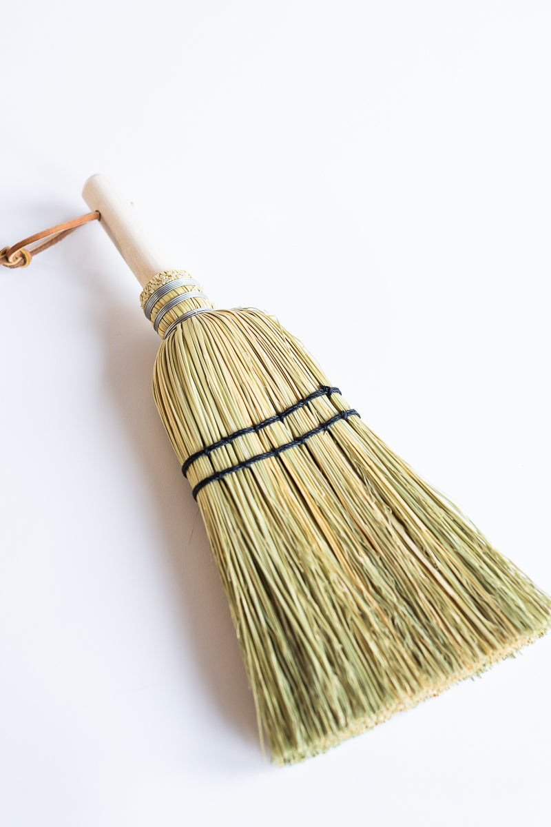 The Natural Hand Broom with Poplar Handle