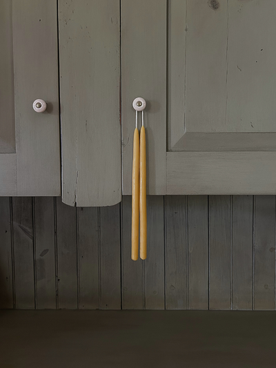 The Thin Beeswax Taper Candles
