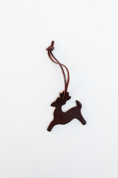 The Leather Christmas Ornament