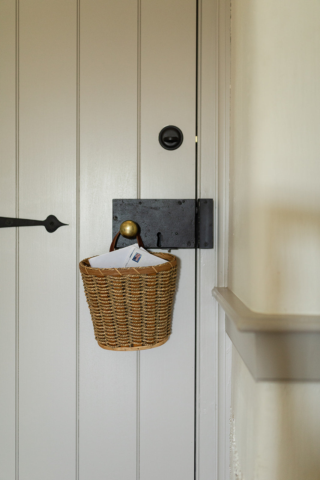 The Handwoven Mail Basket