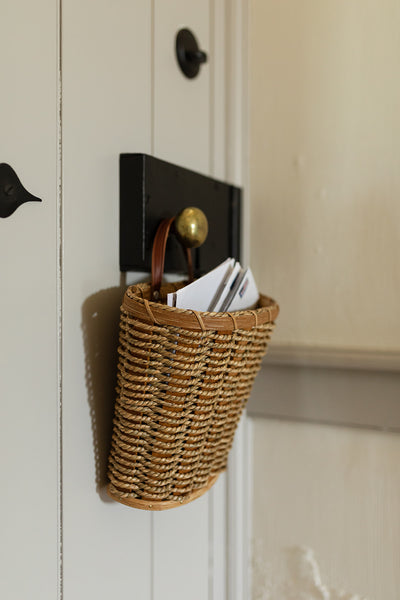 The Handwoven Mail Basket