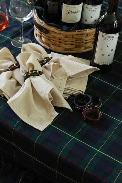 The Premium Leather Horse Bit Napkin Ring