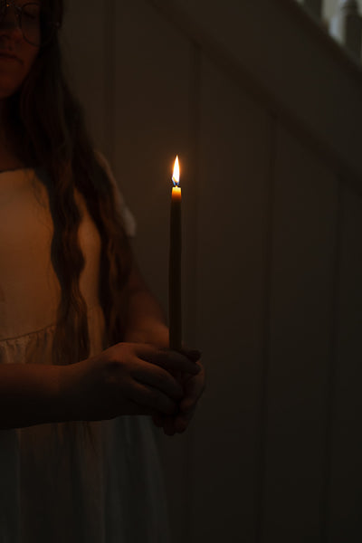 The Thin Beeswax Taper Candles