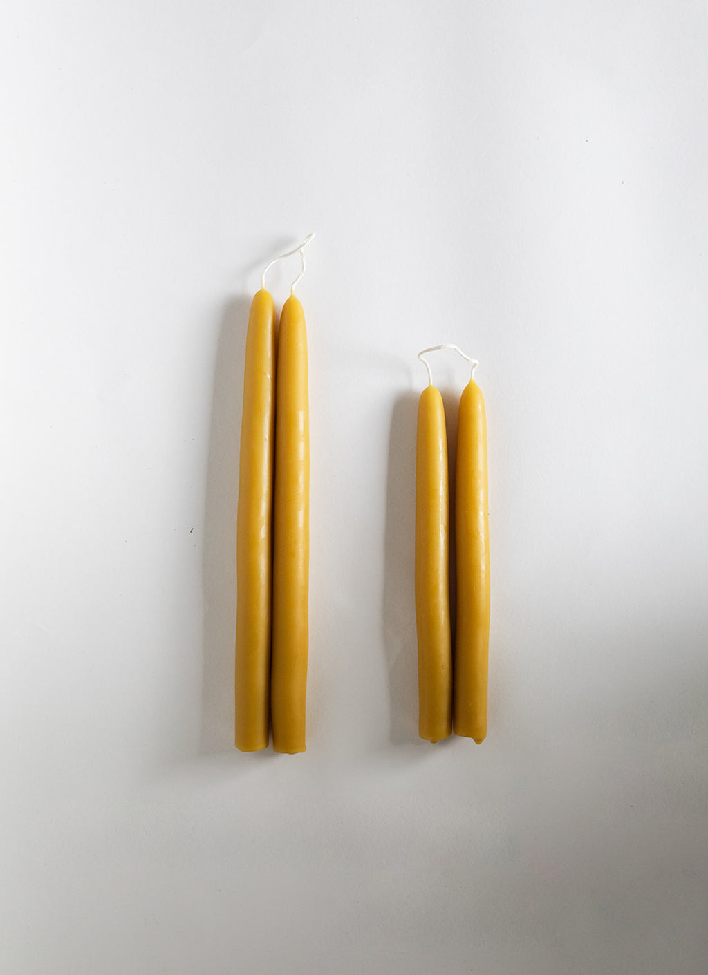The Classic Beeswax Taper Candles