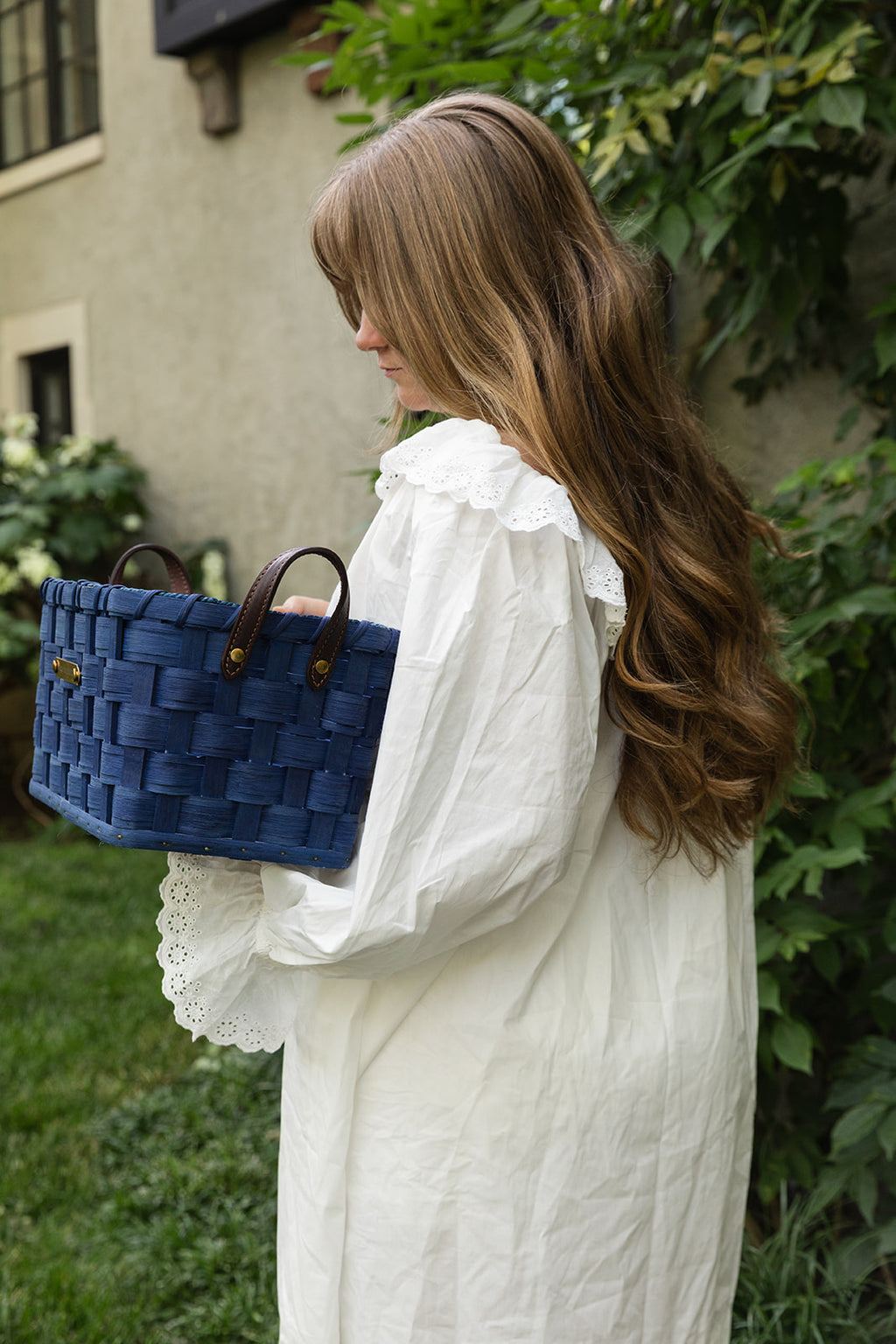 The Wide Weave Americana Basket