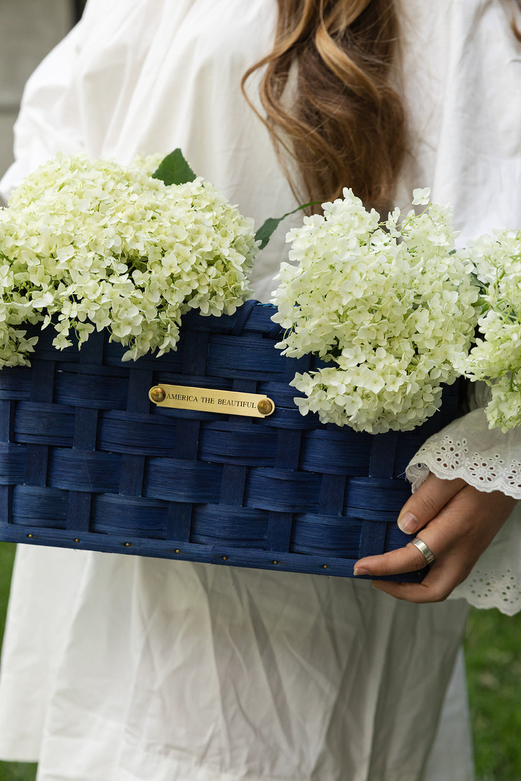 The Wide Weave Americana Basket