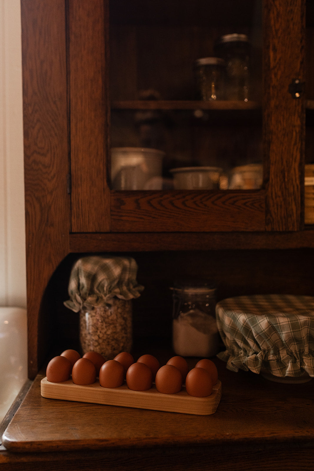 The Wooden Egg Holder