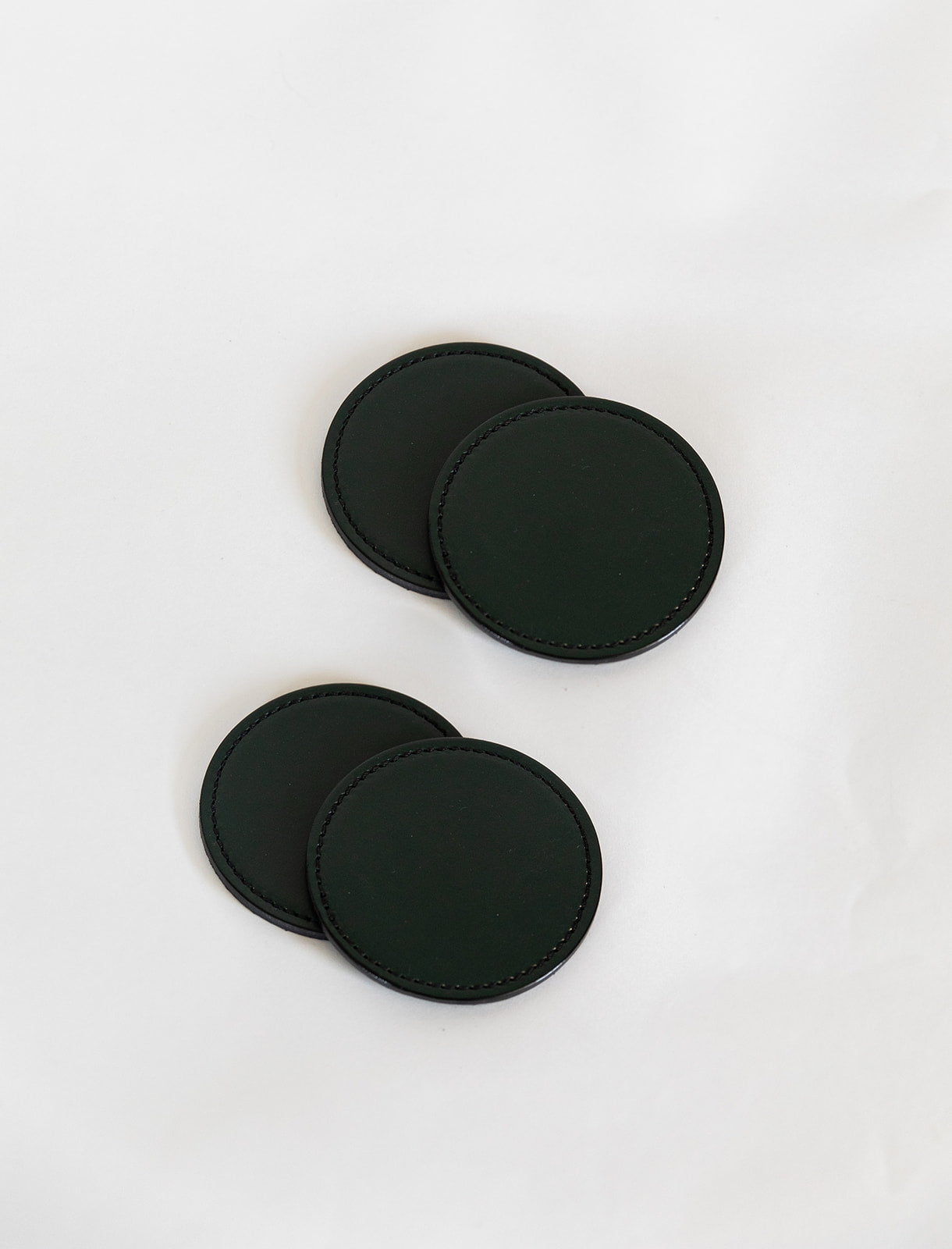 The Premium Leather Coaster Set of 4