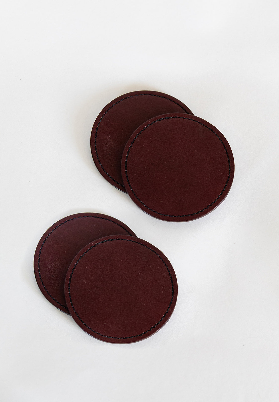 The Premium Leather Coaster Set of 4