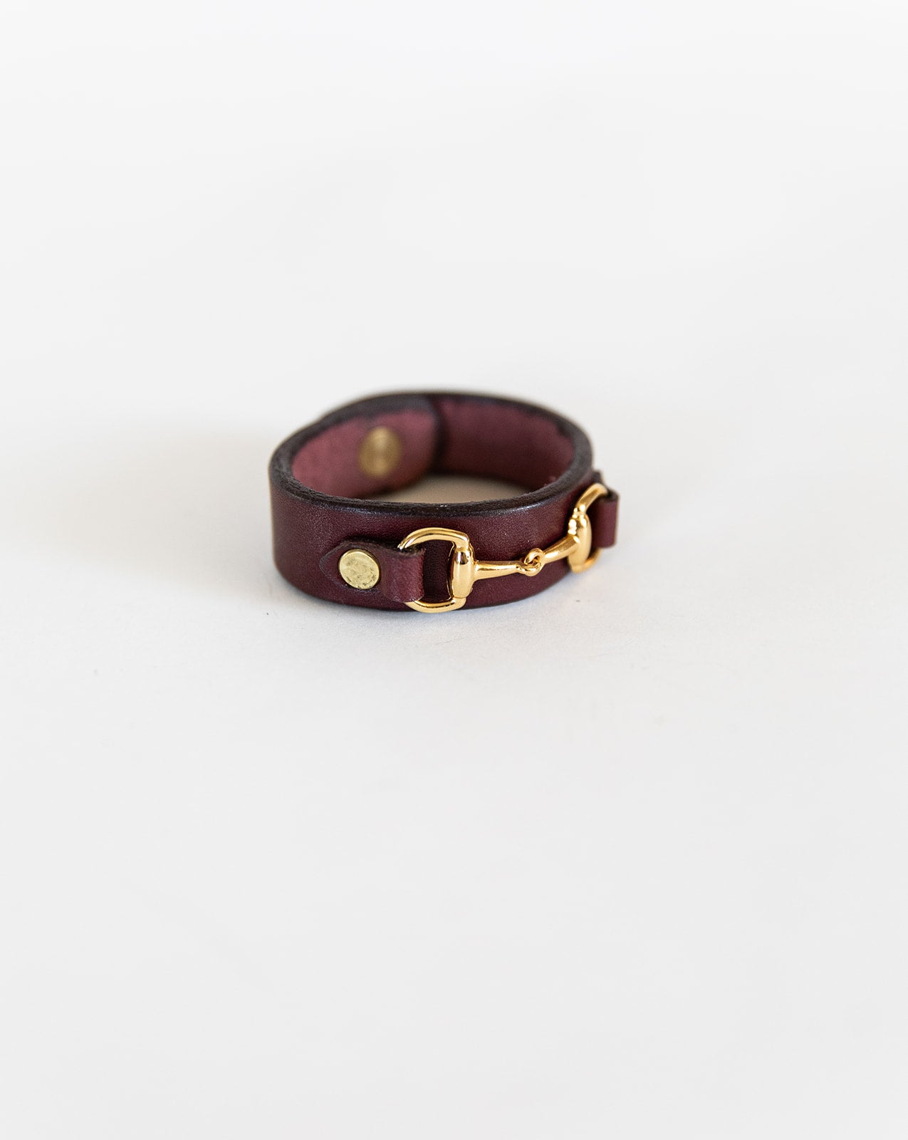 The Premium Leather Horse Bit Napkin Ring