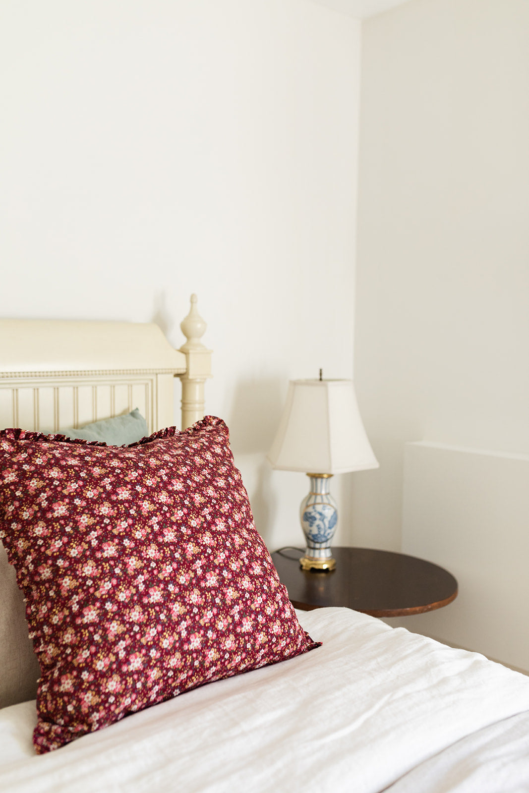 The Handmade Ruffled Pillow Cover