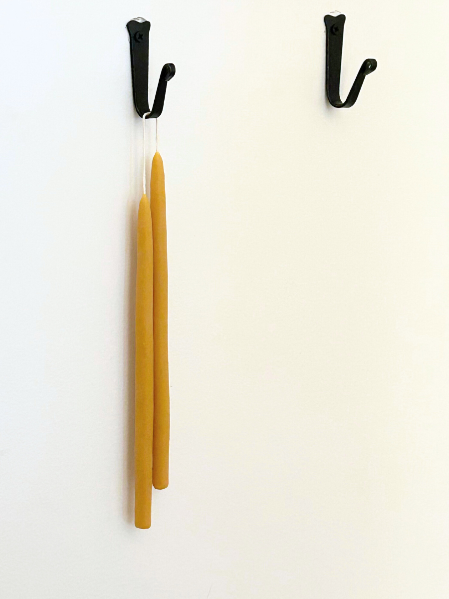 The Thin Beeswax Taper Candles