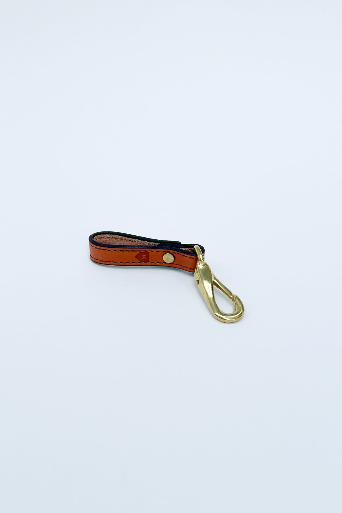 The Stitched Leather Key Fob