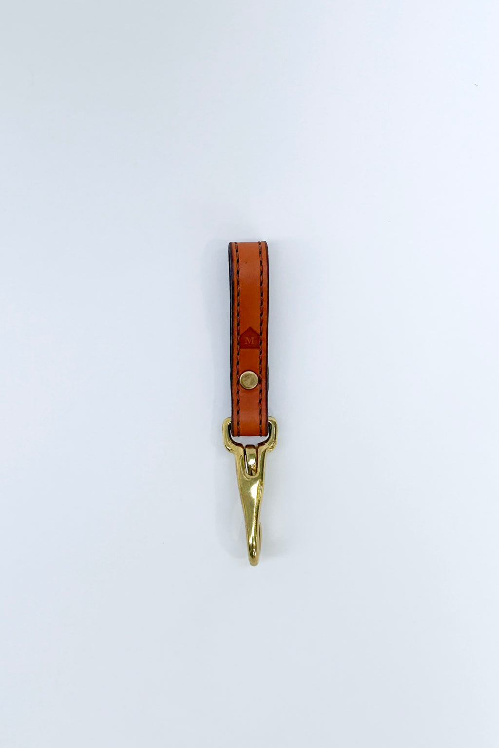 The Stitched Leather Key Fob