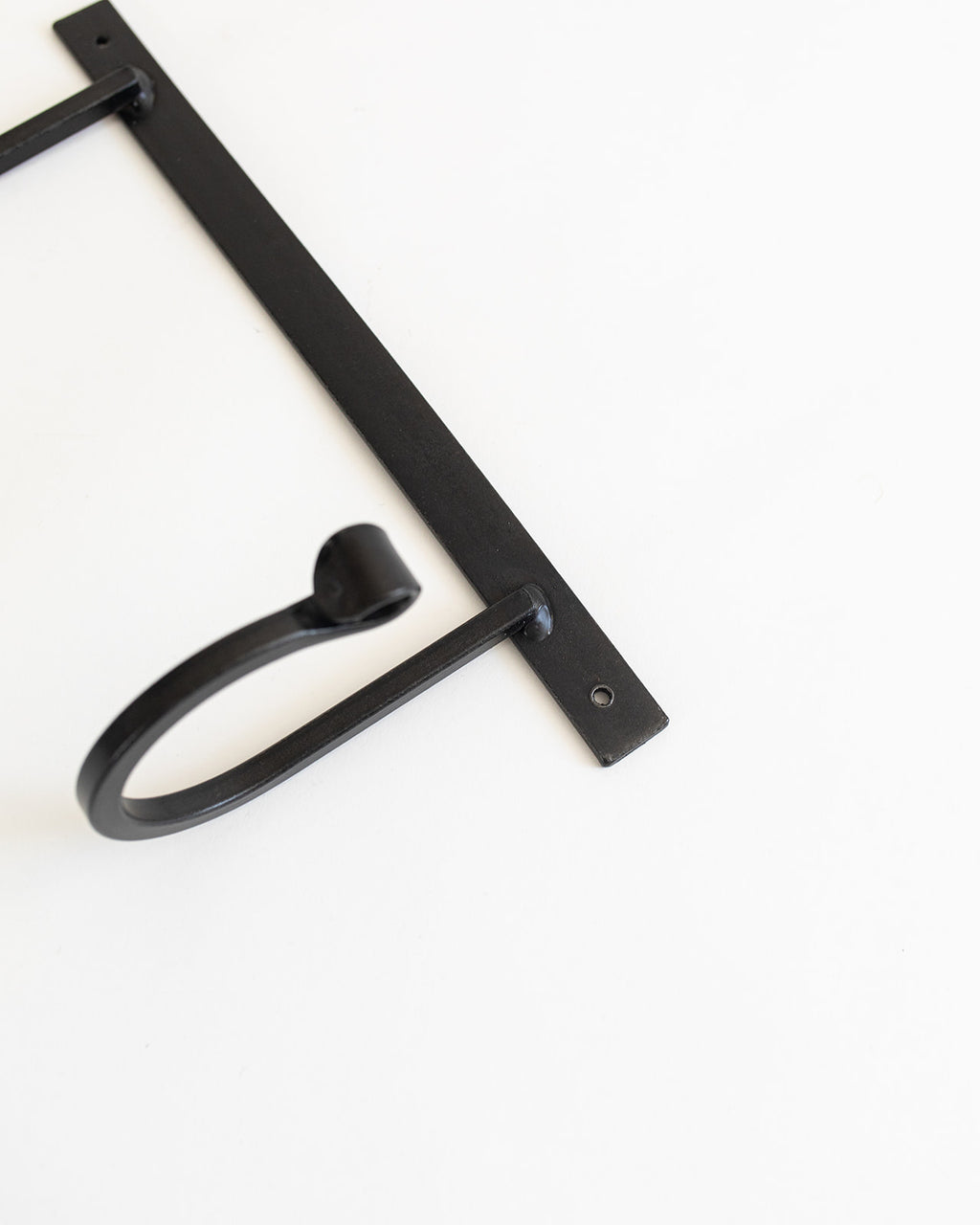 The Wrought Iron Rack with Hooks