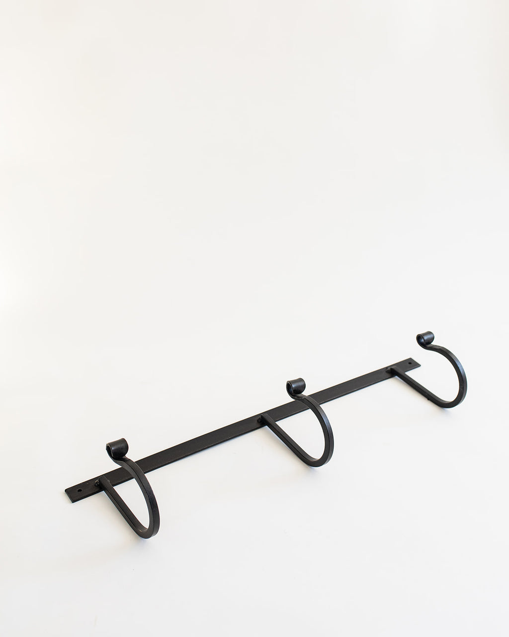 The Wrought Iron Rack with Hooks