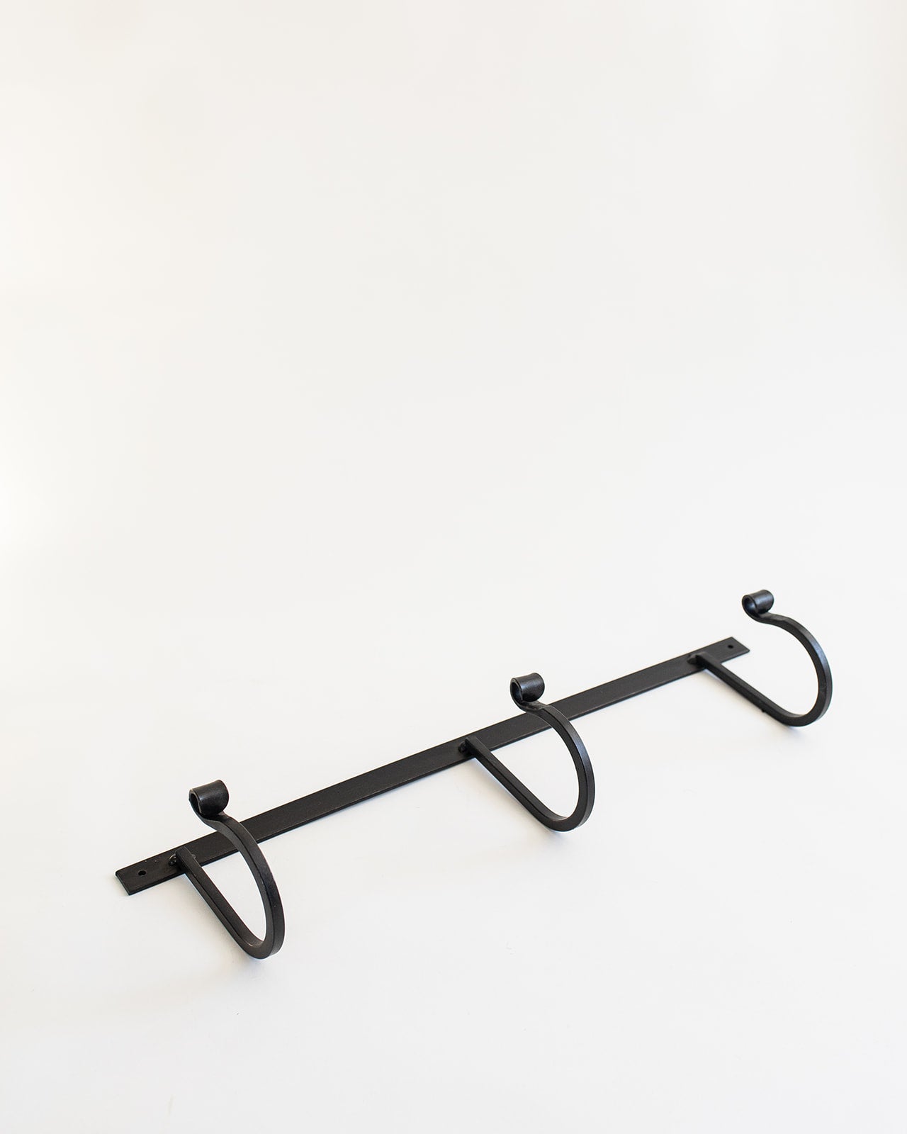 The Wrought Iron Rack with Hooks