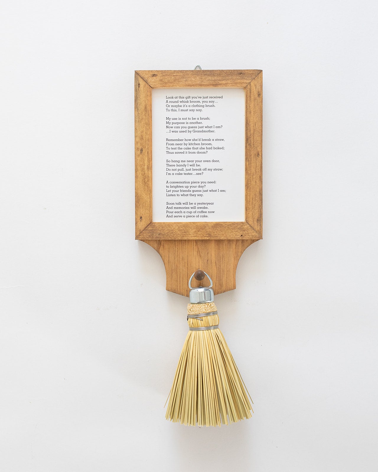 The Cake Tester Poem and Display