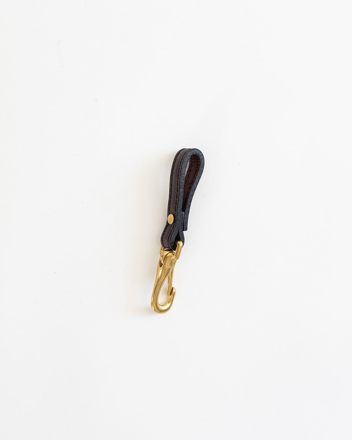 The Stitched Leather Key Fob