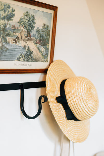 The Wrought Iron Rack with Hooks