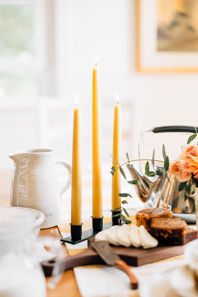 The Hand-Dipped Taper Candle