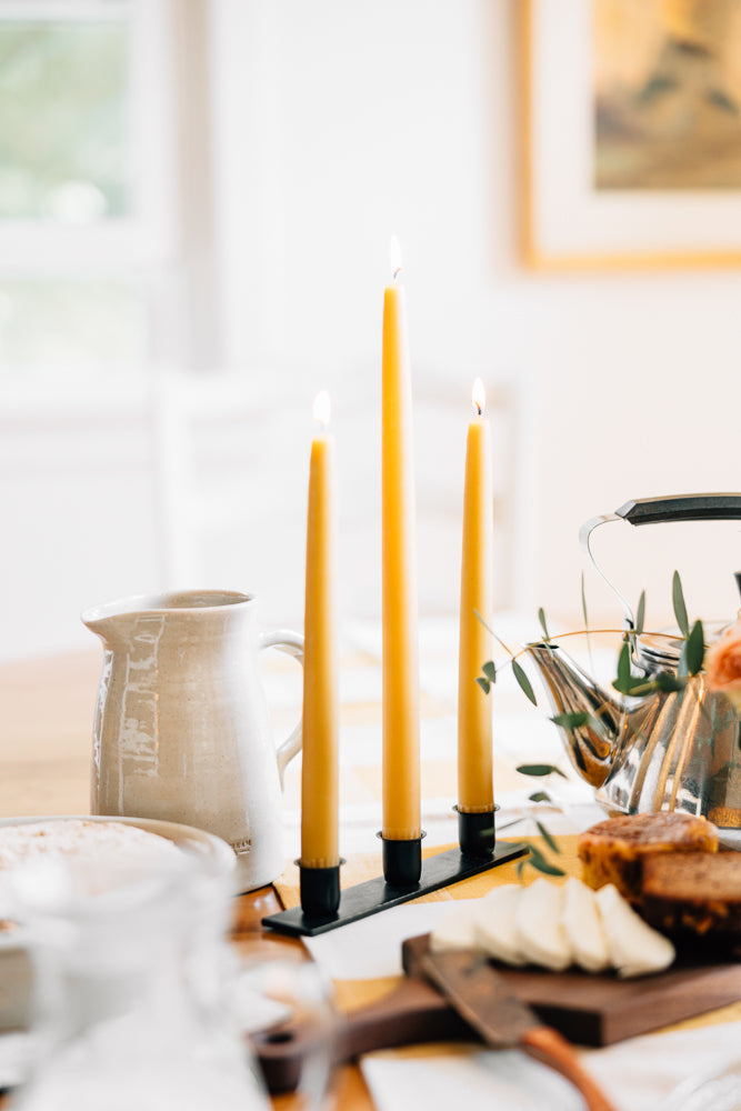 The Triple Candlestick Holder