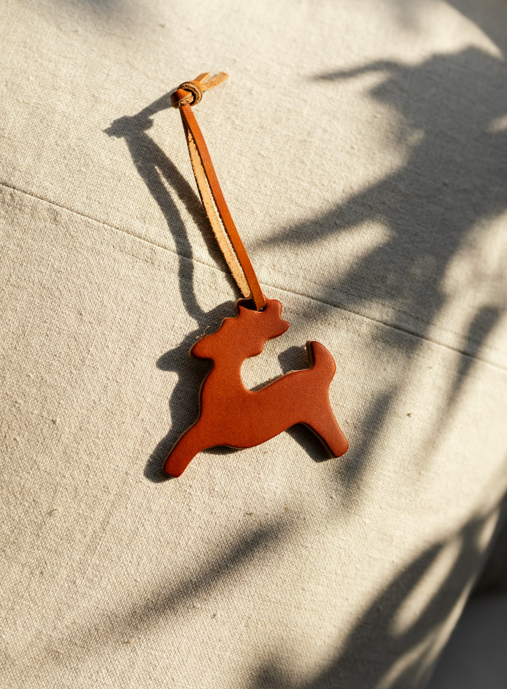 The Leather Christmas Ornament