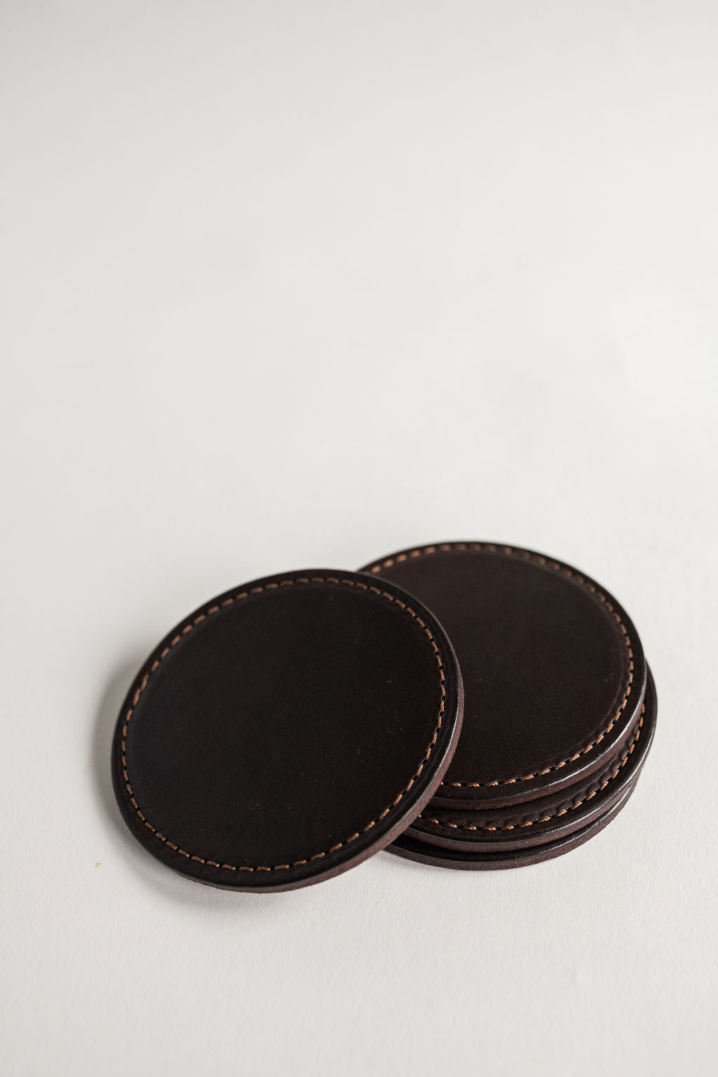 The Leather Coasters - Set of 4