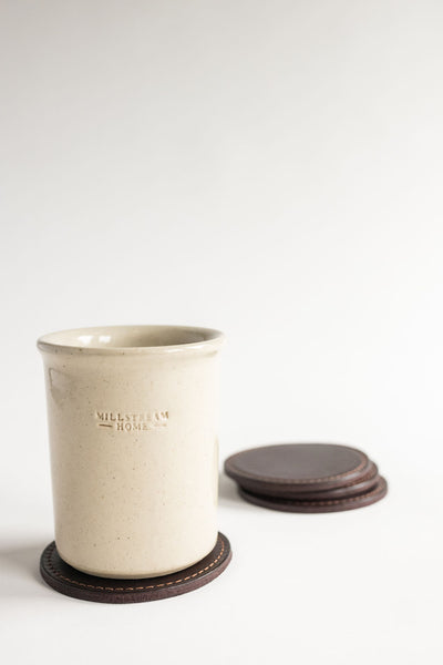 The Leather Coasters Set of 4