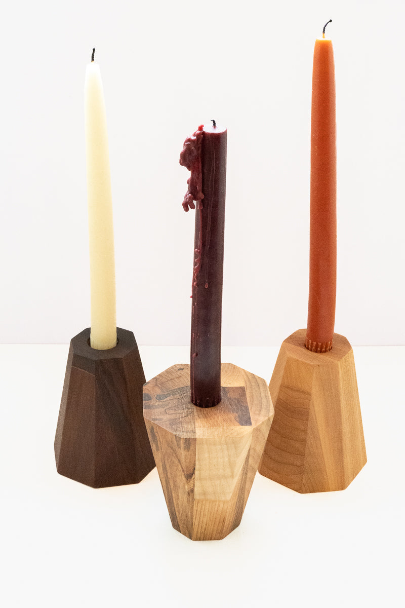 The Reversible Wooden Candle Holder