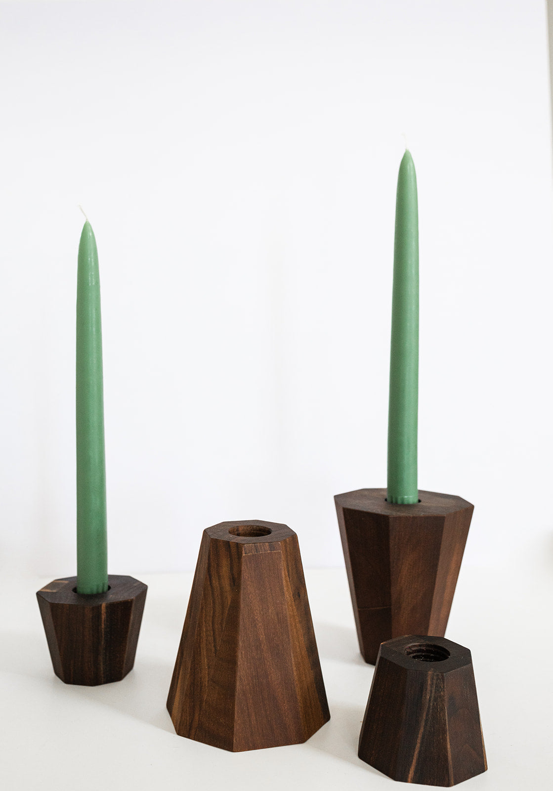 The Reversible Wooden Candle Holder