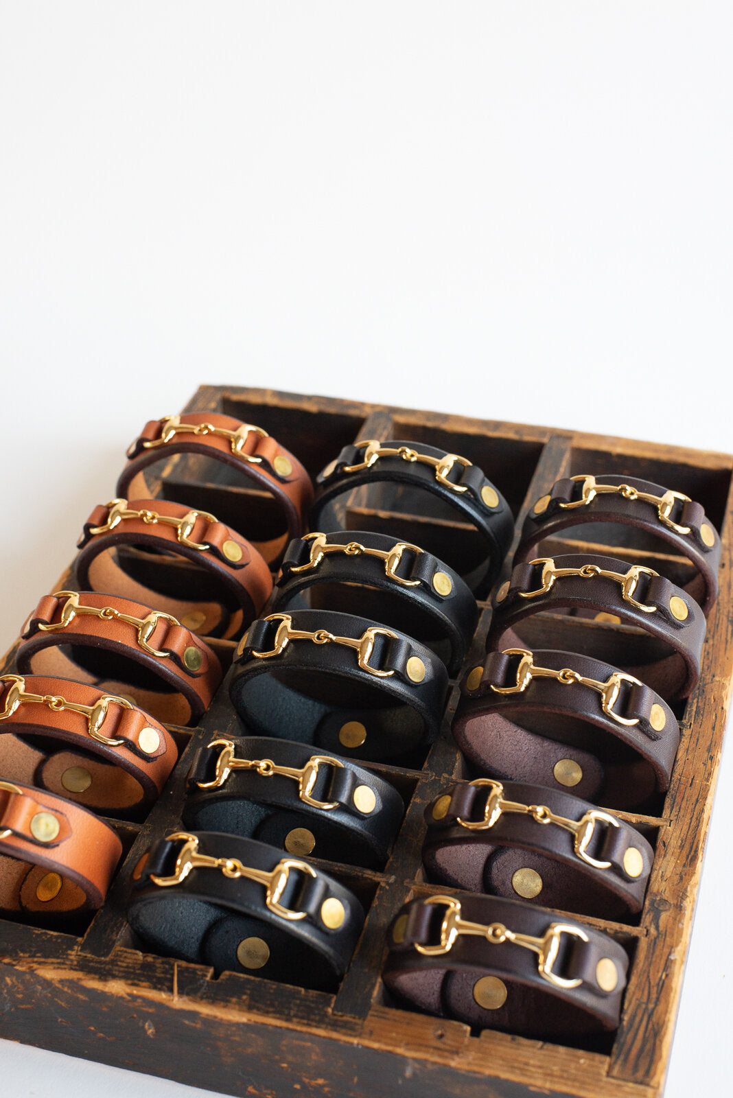 The Leather Bit Bracelet