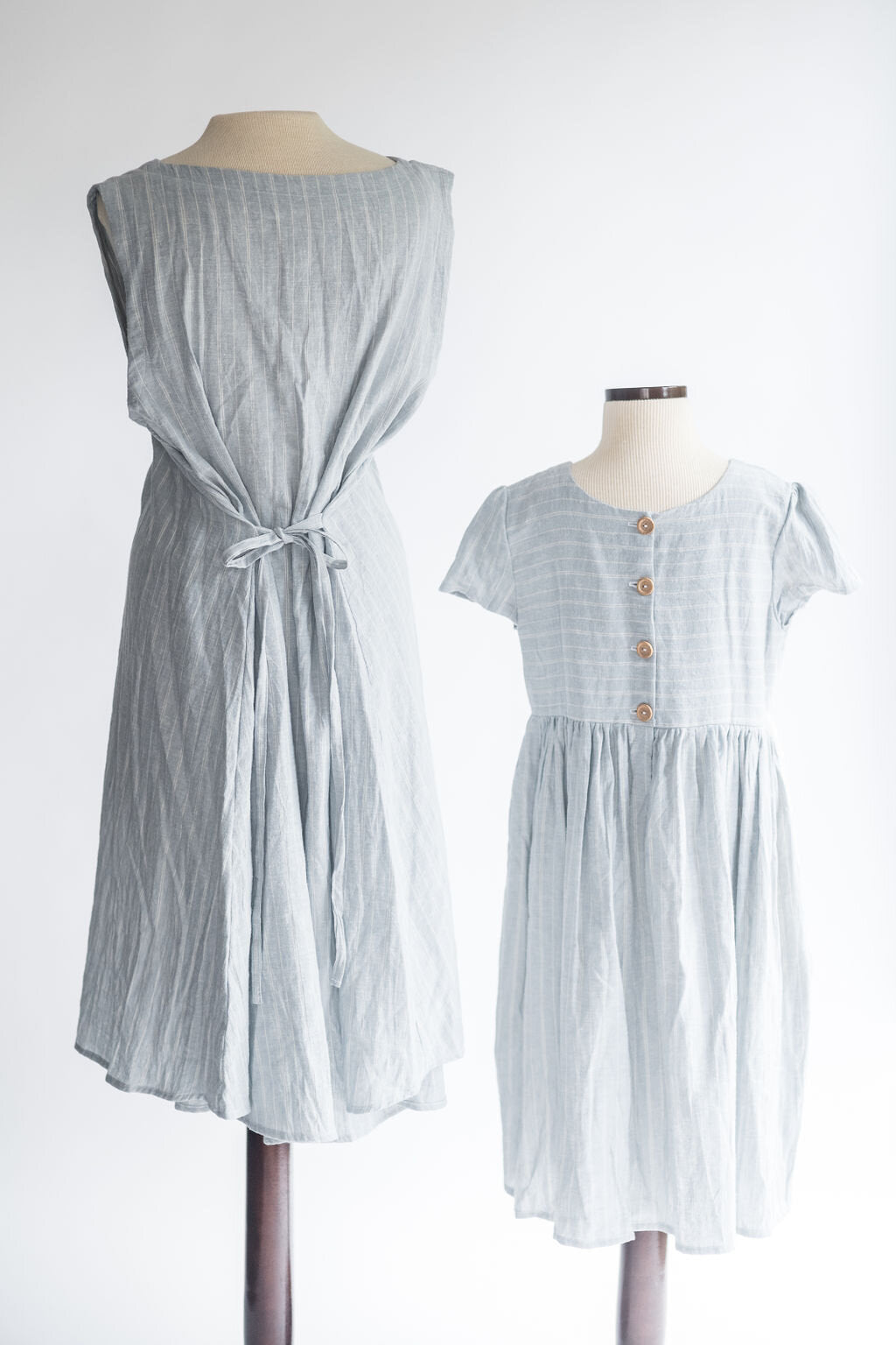 The Backside of the Children's Linen Dress