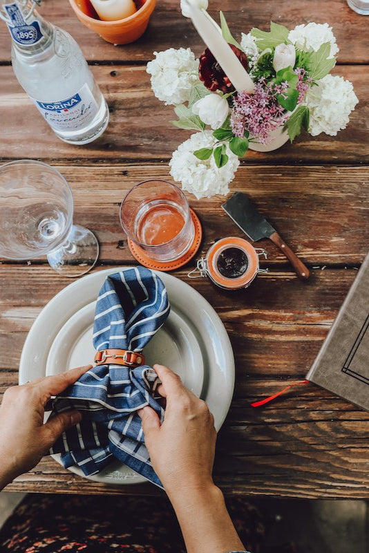 The Cloth Napkin on a Plate