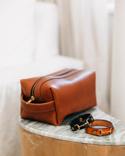 The Leather Horse Bit Bracelet