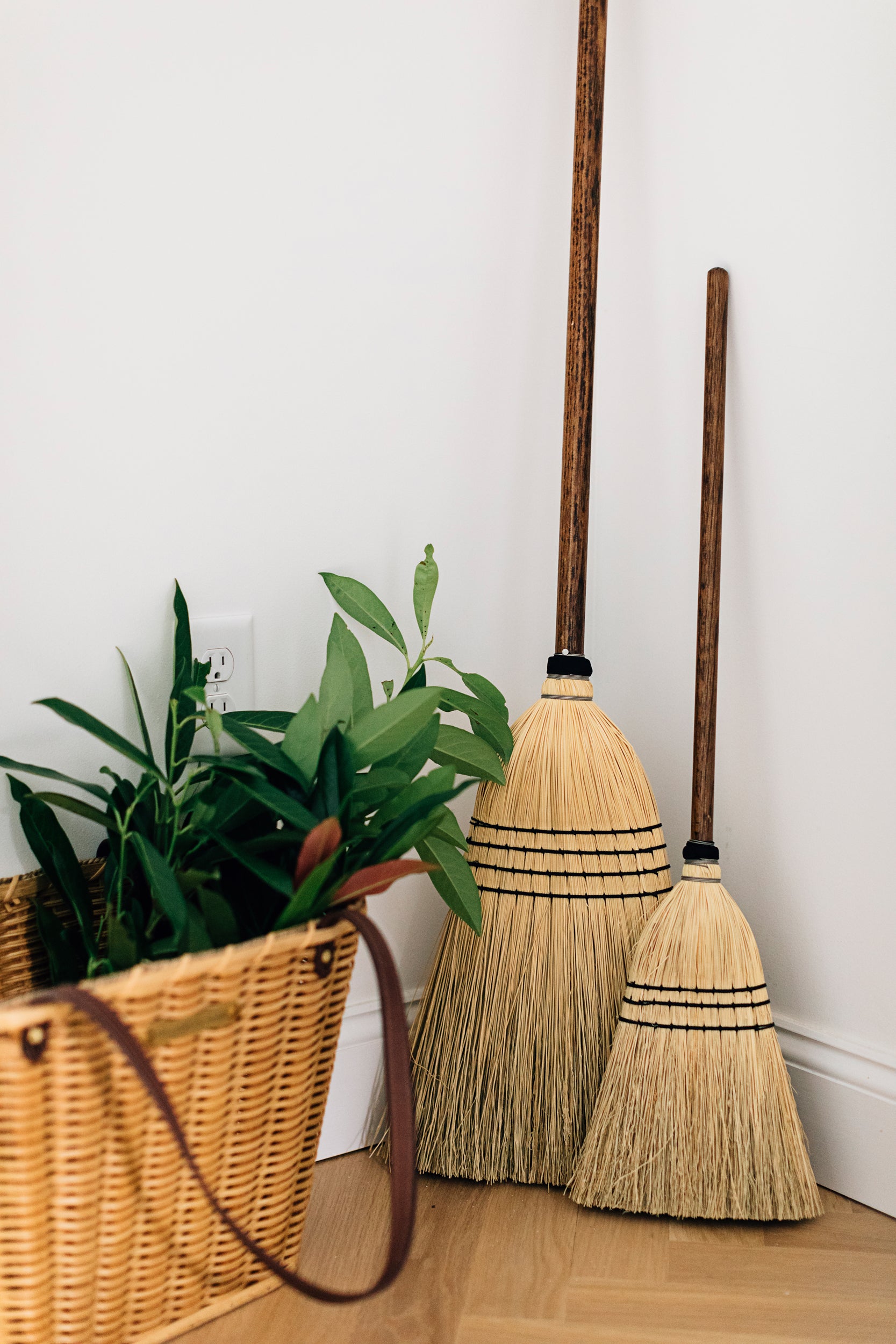 The Child's Broom Next to the Everyday Broom