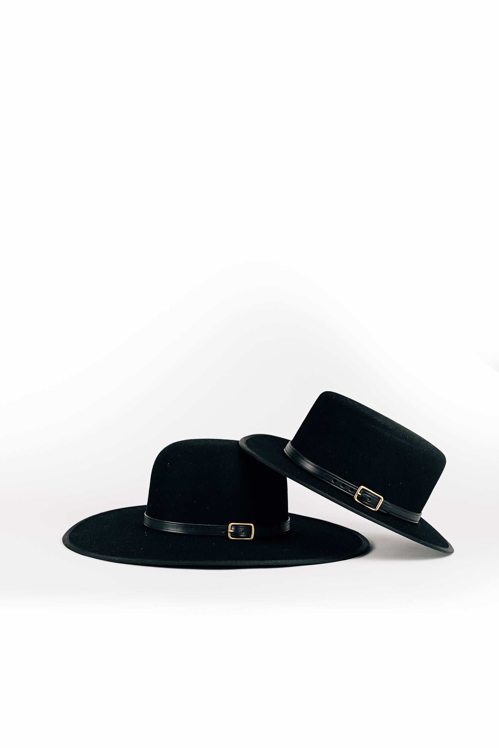 The Wide Rimmed Black Saddle Hat