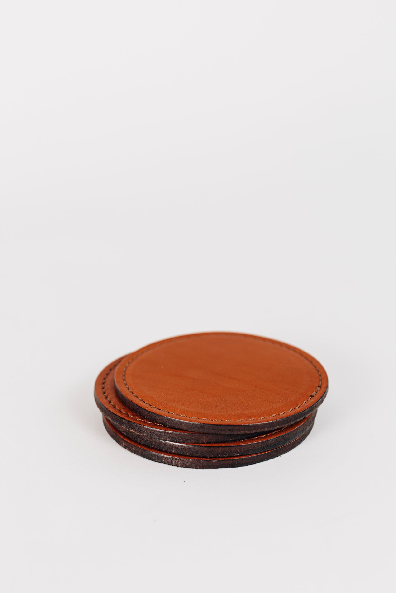 The Leather Coasters - Set of 4