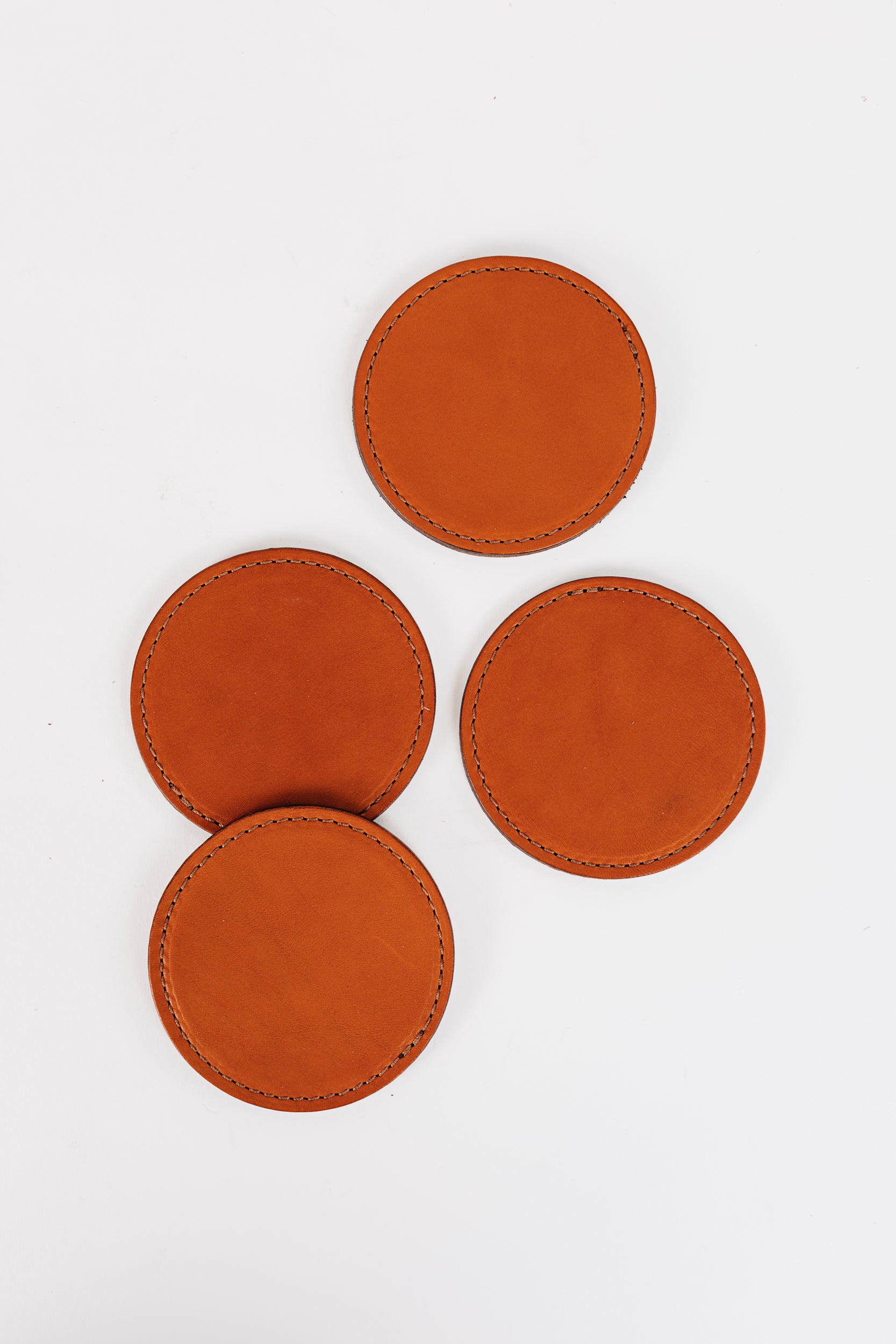 The Leather Coasters - Set of 4